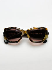 Etro 2000s Paisley Tortoiseshell Sunglasses