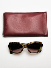 Etro 2000s Paisley Tortoiseshell Sunglasses