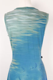 Cavalli Jeans Coral Reef Print Maxi Dress – L/XL