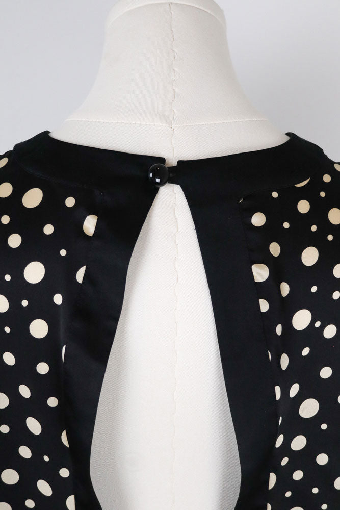 Dolce & Gabbana 100% Silk Polka Dot Top – M/L