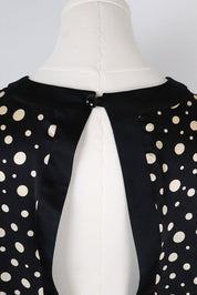 Dolce & Gabbana 100% Silk Polka Dot Top – M/L