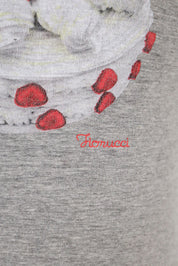 Fiorucci Grey Wedding Cake Graphic Baby Tee – XS