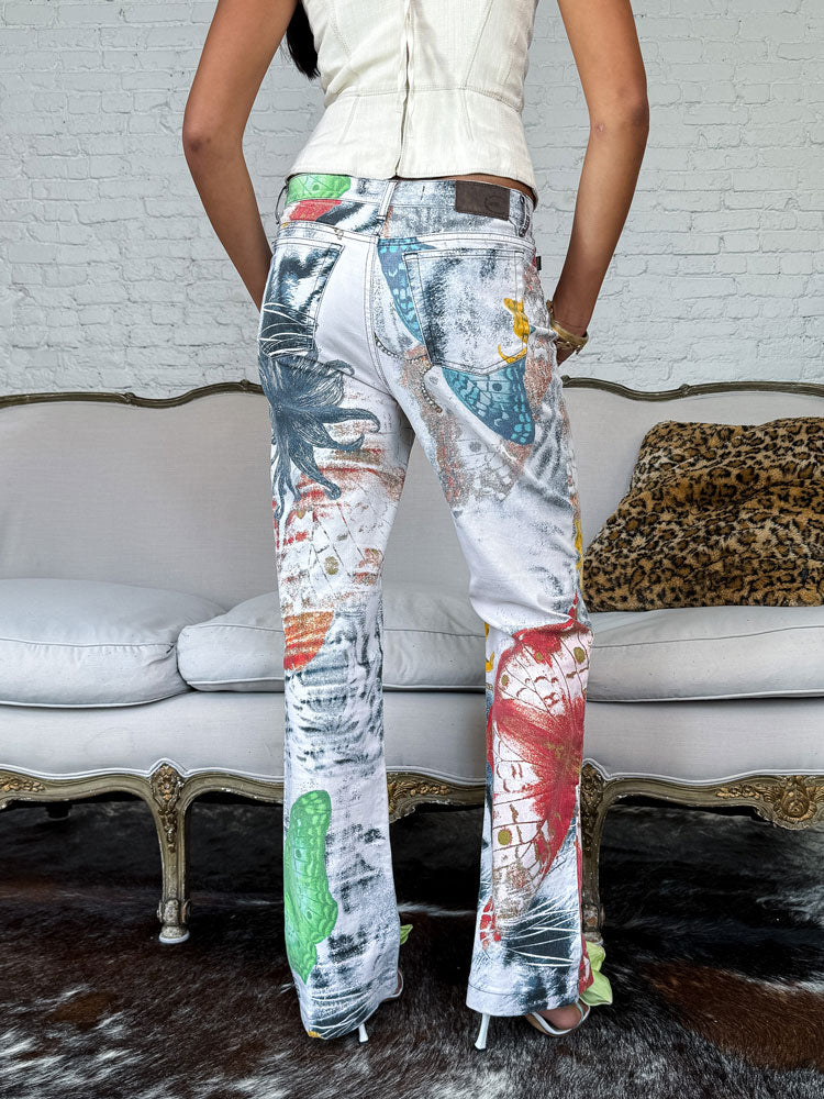 Just Cavalli Spring/Summer 2004–2005 Butterfly Print Jeans