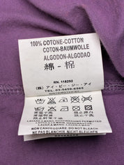 Replay 2000s Purple Beaded 1981 Logo Plunge Tank - M