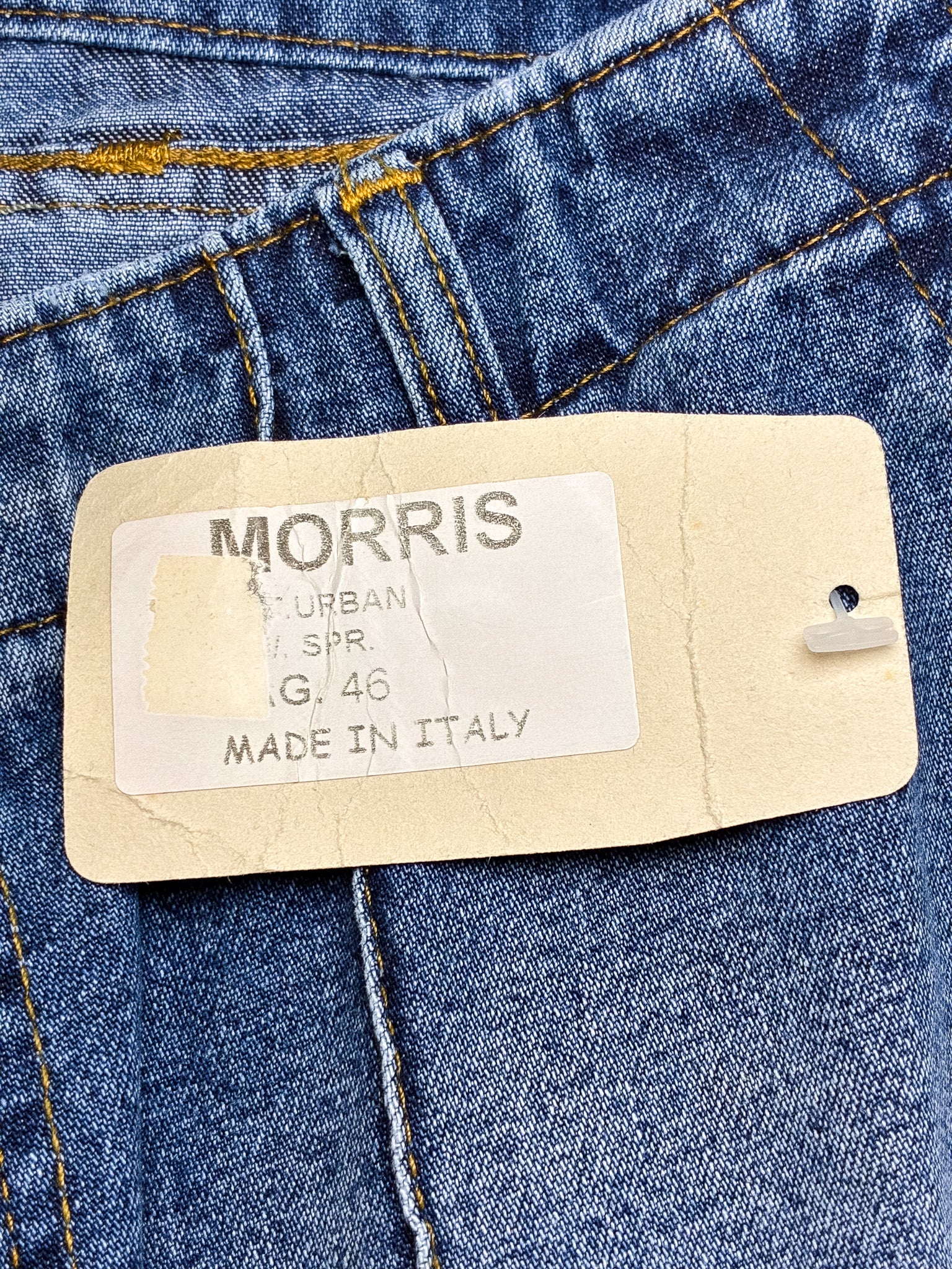 Morris Jeans Division 2000s Medium Wash Wide-Leg Flare Jeans - W30