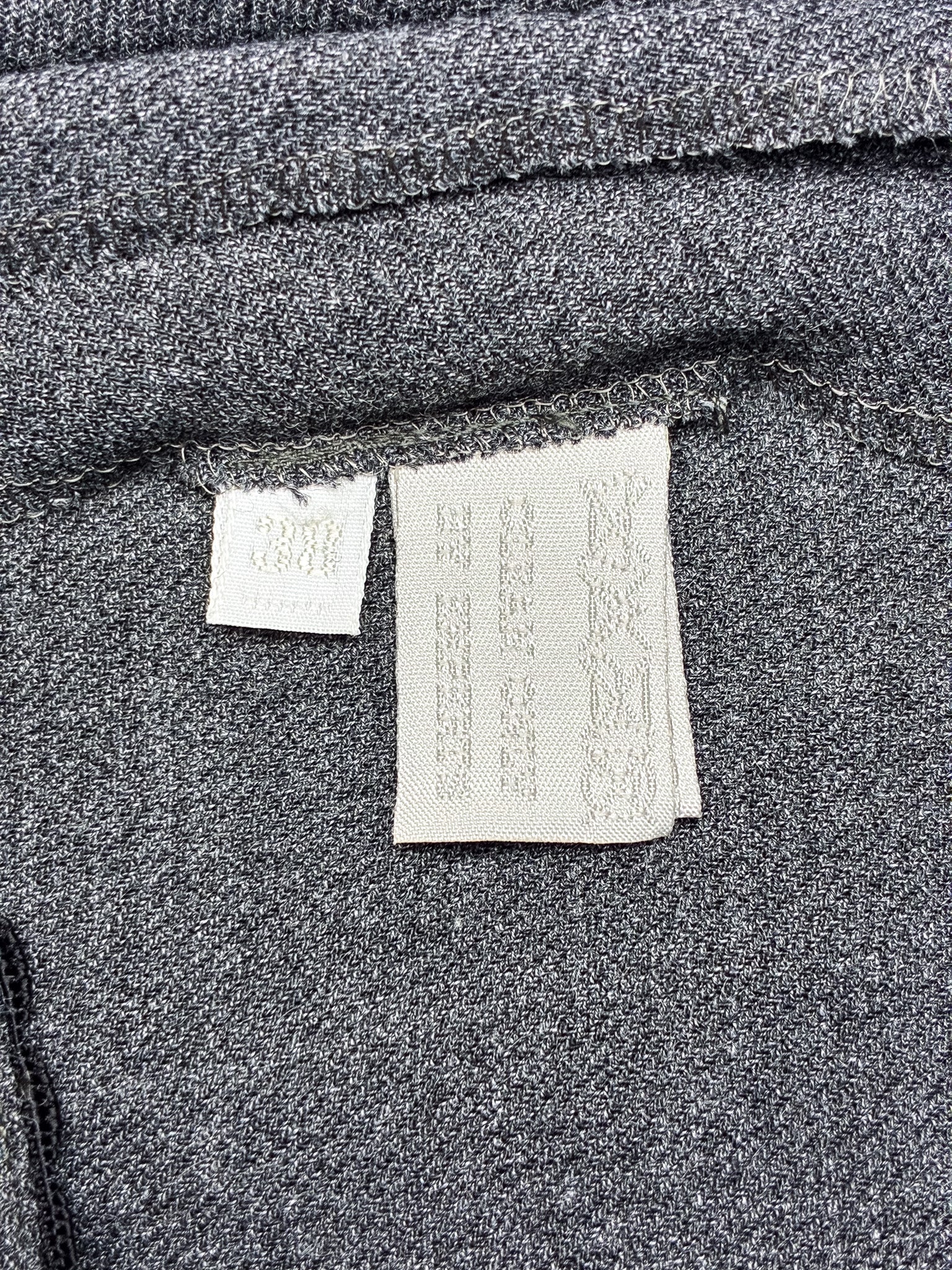 Miu Miu 2000s Grey Wool Sequin Paillette Hem Mini Skirt - XS