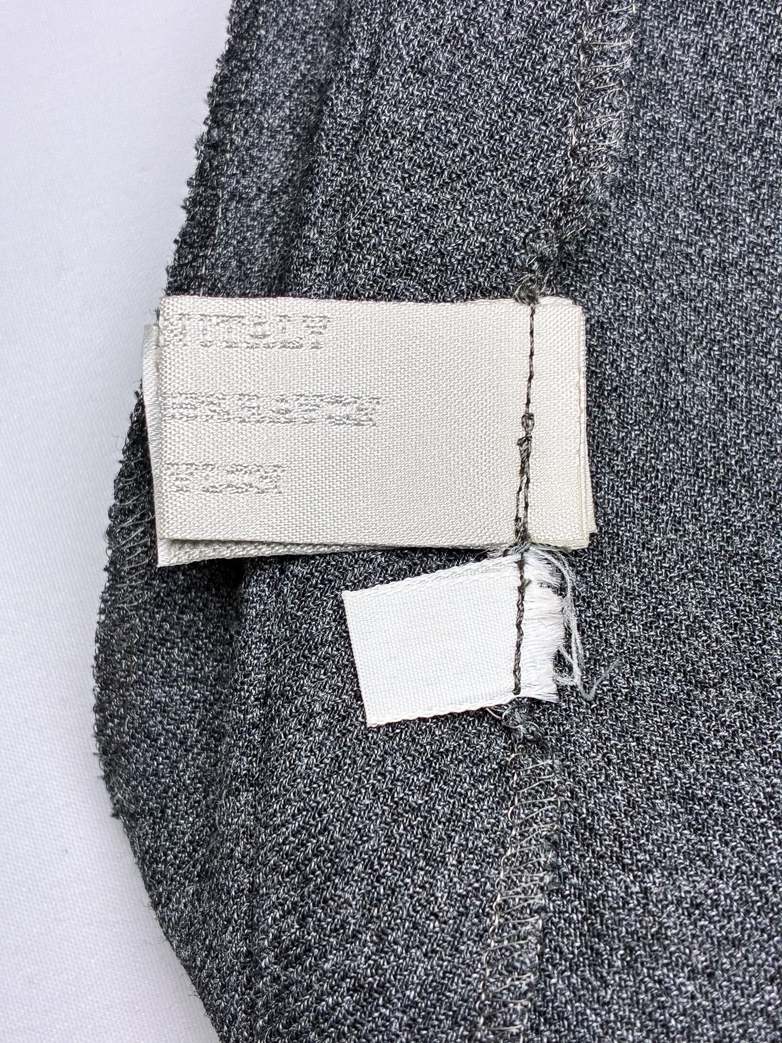 Miu Miu 2000s Grey Wool Sequin Paillette Hem Mini Skirt - XS