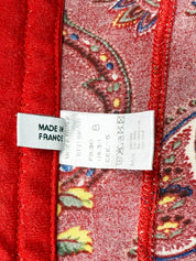 Christian Dior 2000s Red Bandana Print Bustier Top - XS/S