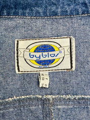 Byblos 1980s Stonewash Denim Bolero Jacket - XS/S
