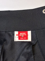 Miss Sixty 2000s Black Low Rise Wide Flare Trousers - S/M