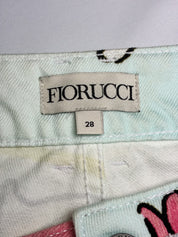 Fiorucci 2021 Cosmic Waters Mermaid Print Jeans - W29