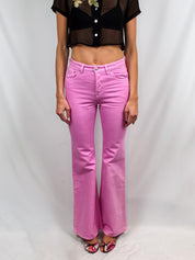 Inès de la Fressange Jane Pink Flared Jeans - W28