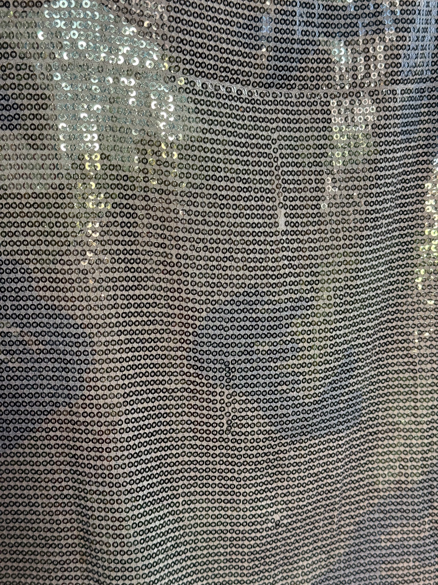 Pois 2000s Gold Camo Sequin Mini Dress - S