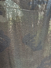 Pois 2000s Gold Camo Sequin Mini Dress - S