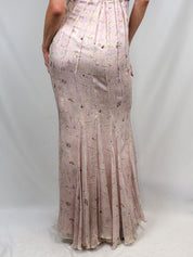 Dolce & Gabbana 2000s Pastel Umbrella Print Silk Maxi Dress - XS/S