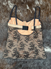 D&G 2002 Sheer Lace Corset Top