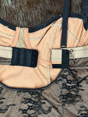 D&G 2002 Sheer Lace Corset Top
