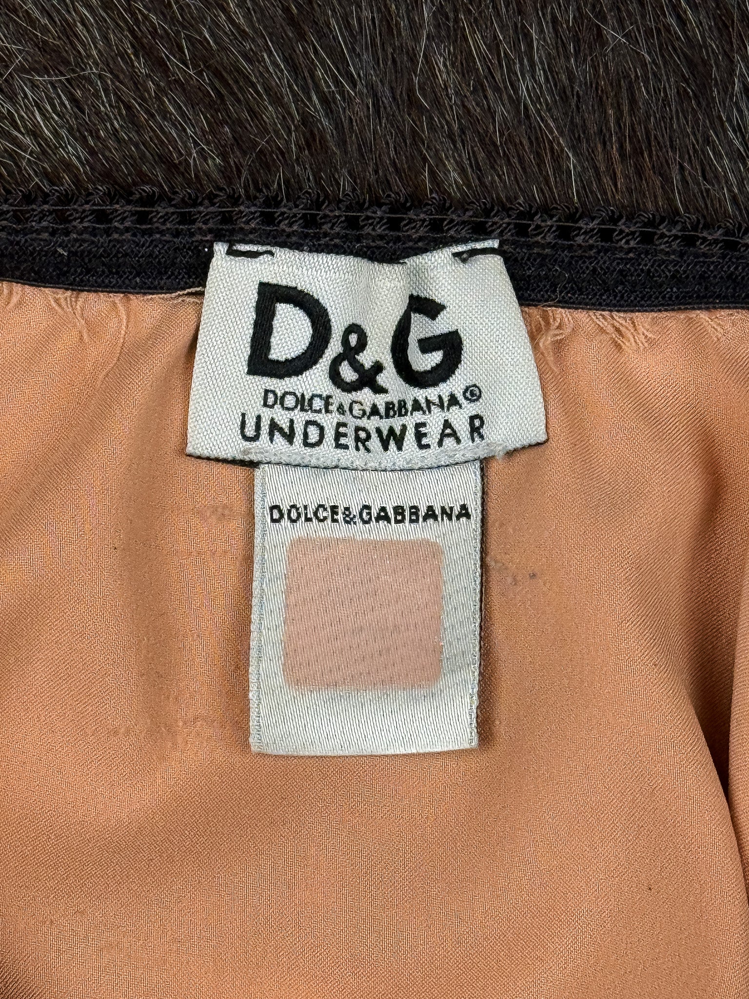 D&G 2002 Sheer Lace Corset Top