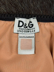 D&G 2002 Sheer Lace Corset Top