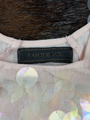 Italian Vintage 2000s Iridescent Sequin Tank