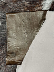 Italian 2000s Mother of Pearl Taupe Top