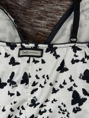 D&G 2000s Butterfly Slip Dress