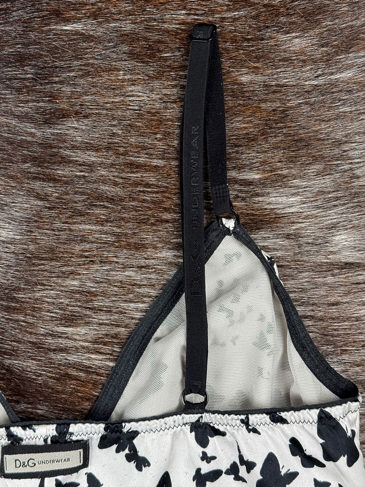 D&G 2000s Butterfly Slip Dress