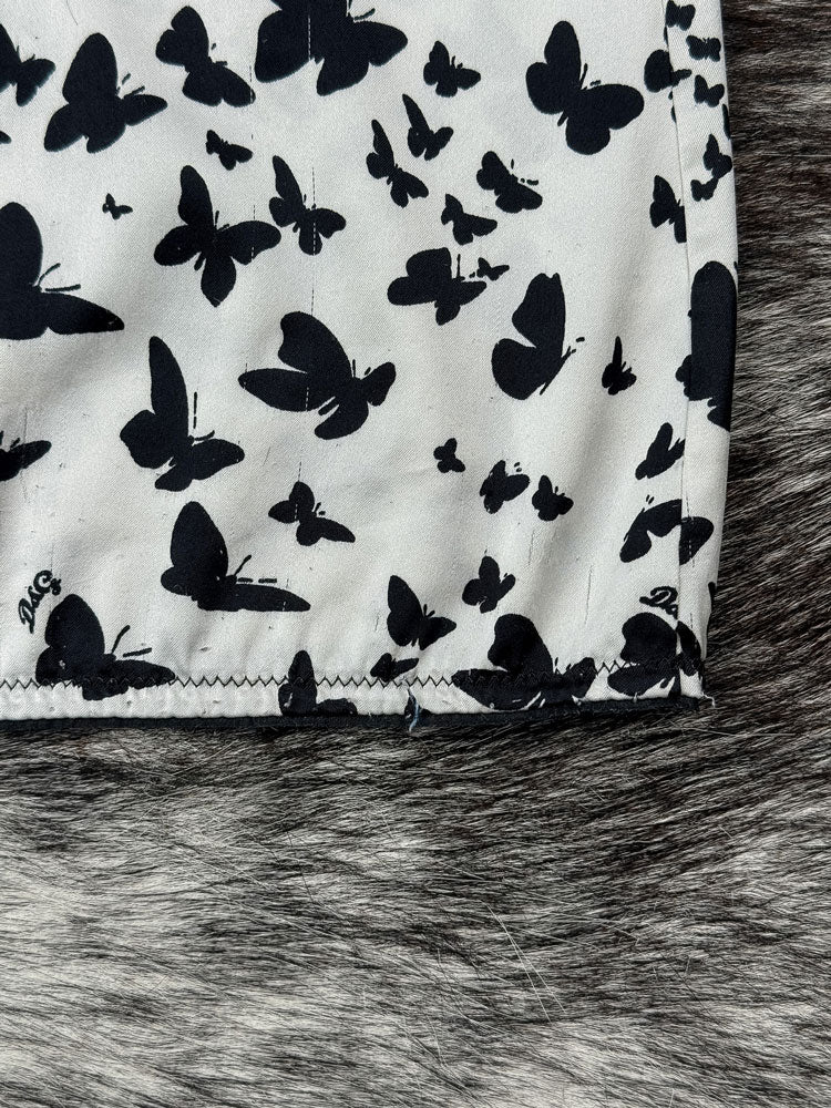 D&G 2000s Butterfly Slip Dress