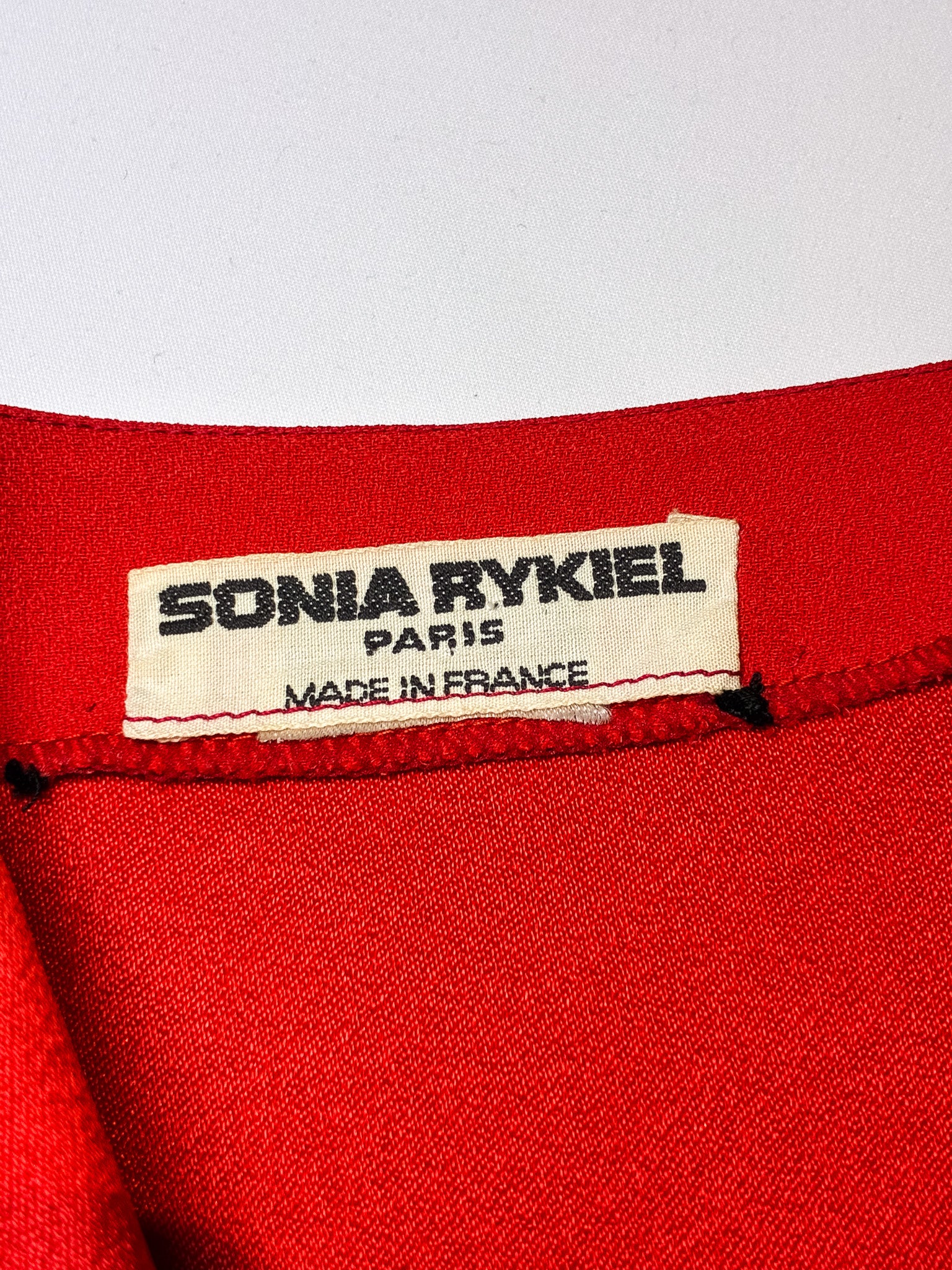 Sonia Rykiel 1980s Red Puff Shoulder Tie-Front Bolero - S