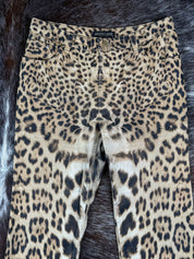 Roberto Cavalli 2000s Leopard Print Pants