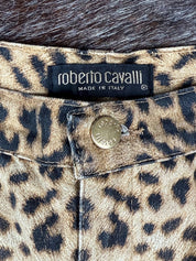 Roberto Cavalli 2000s Leopard Print Pants