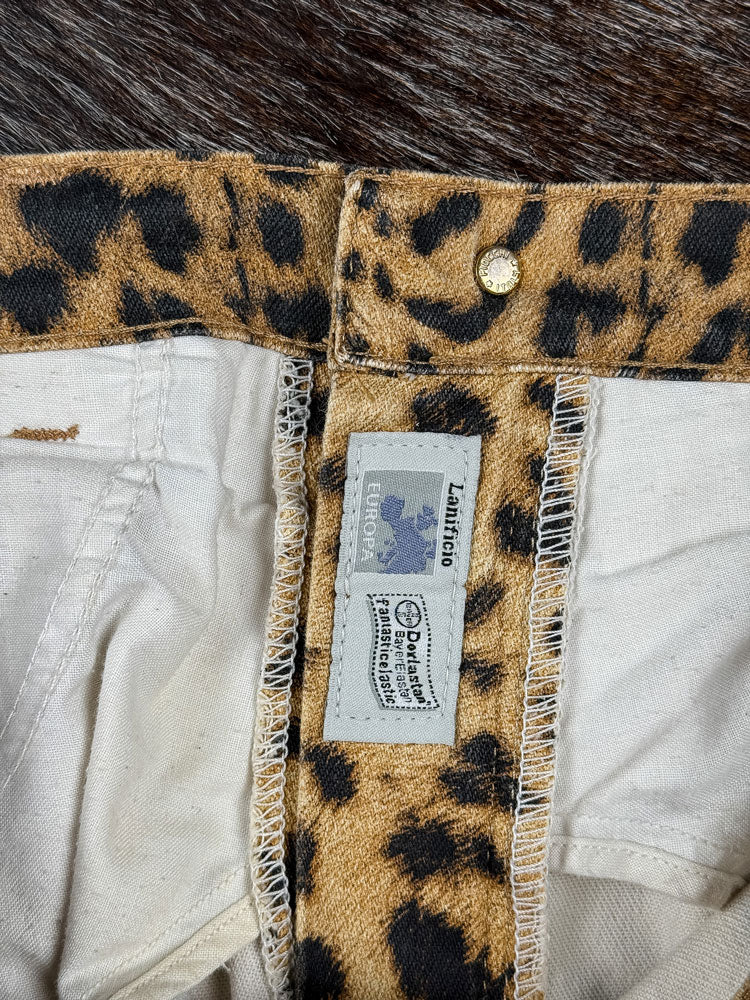 Roberto Cavalli 2000s Leopard Print Pants