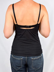 D&G Dolce & Gabbana 2000s Black Dot Mesh Bustier Top - XS/S