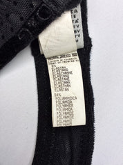 D&G Dolce & Gabbana 2000s Black Dot Mesh Bustier Top - XS/S