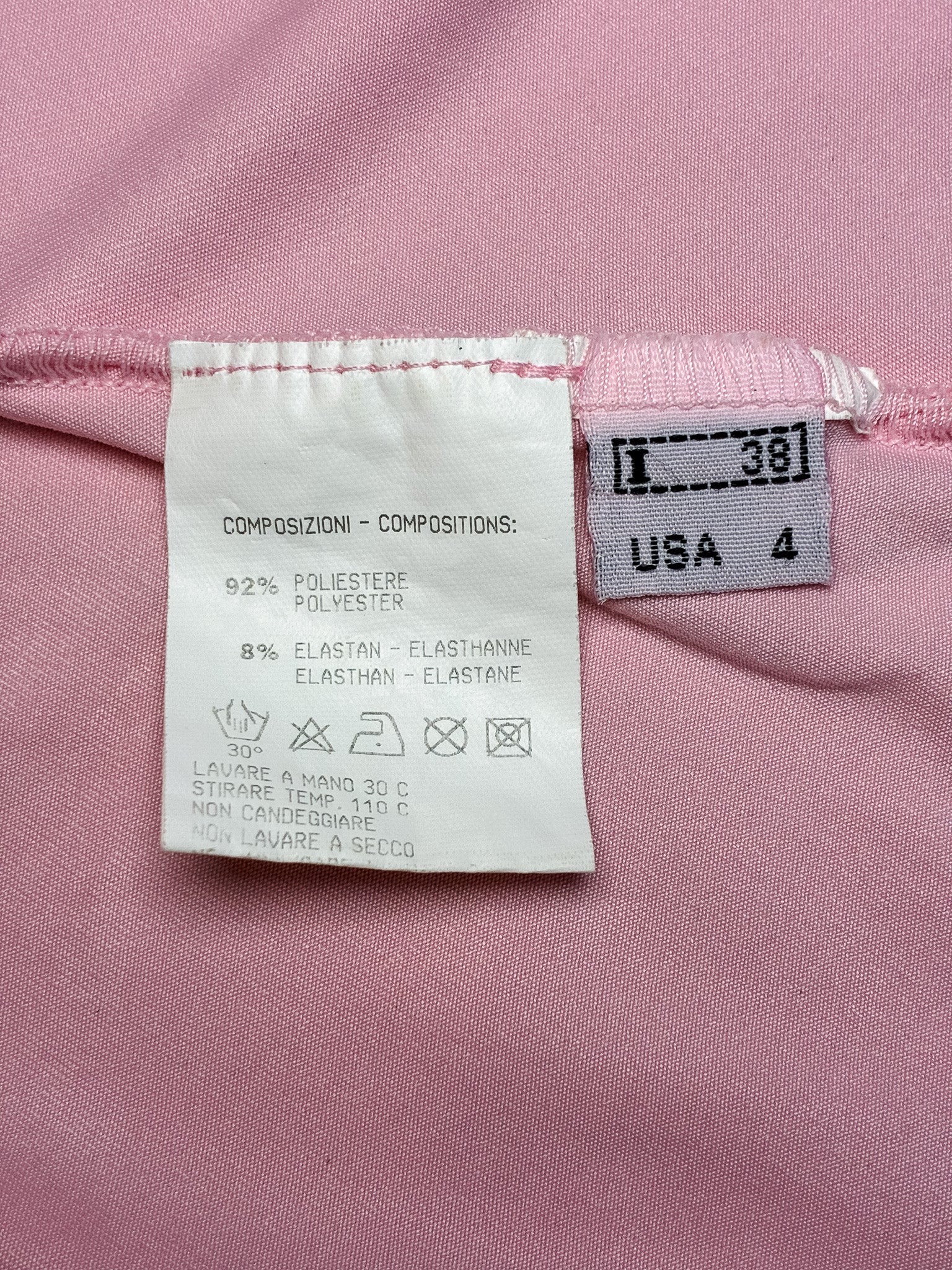 Class Roberto Cavalli 2000s Pink Halter Flounce Midi Dress - S/M