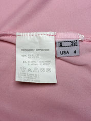 Class Roberto Cavalli 2000s Pink Halter Flounce Midi Dress - S/M