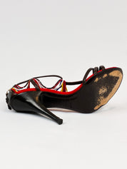 Vicini by Giuseppe Zanotti 2000s Multicolor Beaded Cage Sandals - EU 37