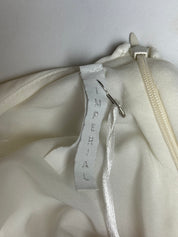 Imperial 2000s White Grecian Wrap Maxi Dress - M/L