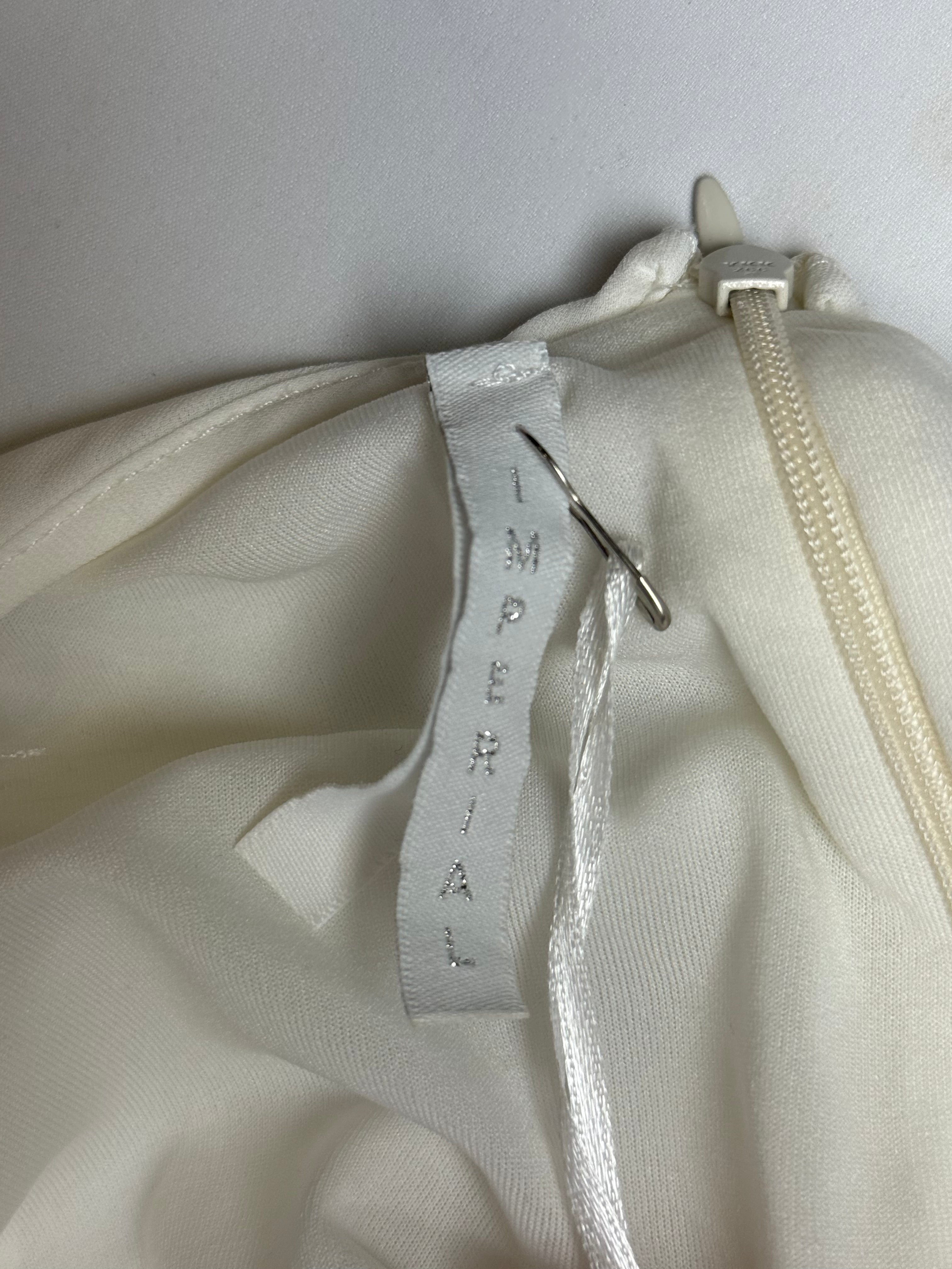 Imperial 2000s White Grecian Wrap Maxi Dress - M/L