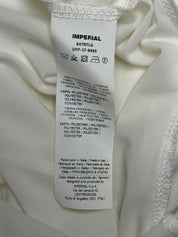 Imperial 2000s White Grecian Wrap Maxi Dress - M/L