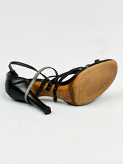 Maison Martin Margiela Ligne 22 Black & Grey Strappy Sandals - EU 36