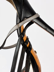 Maison Martin Margiela Ligne 22 Black & Grey Strappy Sandals - EU 36