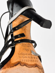 Maison Martin Margiela Ligne 22 Black & Grey Strappy Sandals - EU 36