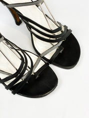Maison Martin Margiela Ligne 22 Black & Grey Strappy Sandals - EU 36