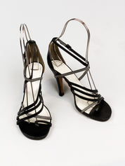 Maison Martin Margiela Ligne 22 Black & Grey Strappy Sandals - EU 36