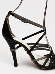 Maison Martin Margiela Ligne 22 Black & Grey Strappy Sandals - EU 36