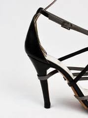 Maison Martin Margiela Ligne 22 Black & Grey Strappy Sandals - EU 36