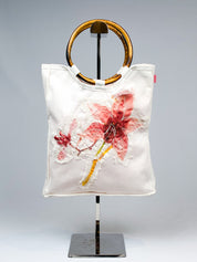 Roberto Cavalli Angels 2000s White Canvas Bag