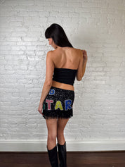 Betty Blue 2000s Black Structured Strapless Top