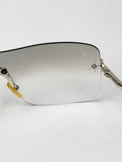 Valentino 2000s Rimless Shield Sunglasses